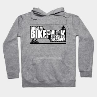 Dream Bikepack Discover White on Light Color Hoodie